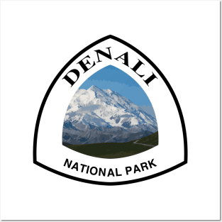 Denali National Park shield Posters and Art
